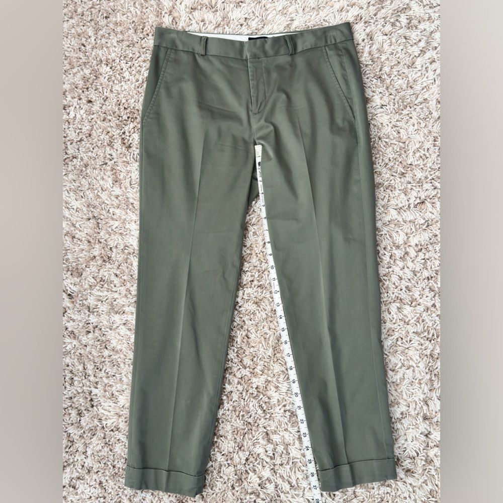 Banana Republic Sage Green Cuffed Trousers